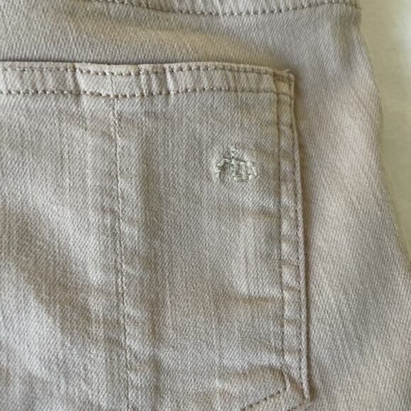 Rag & Bone Tan Skinny Jeans 25 Snag On Left Cheek- See Pics - Picture 5 of 8